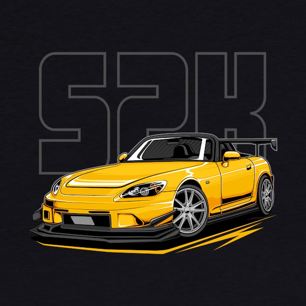 Honda S2000 Yellow by cturs